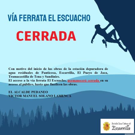 Imagen VIA FERRATA ESCUACHO -CERRADA