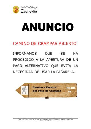Imagen Camino de Crampas