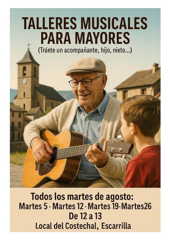 Imagen Talleres musicales para mayores